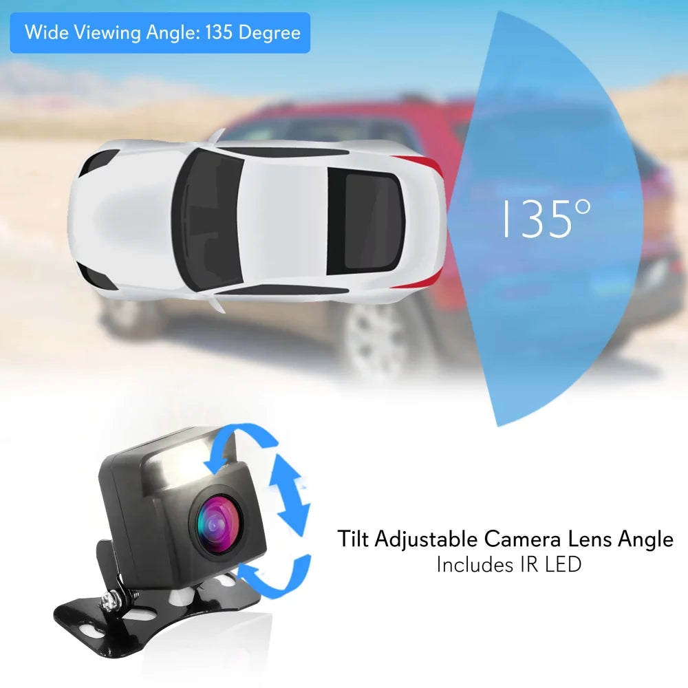 Camera Monitor Car Parking Wireless Reverse Waterproof Pyle Rear View Safety/Vehicle System Backup