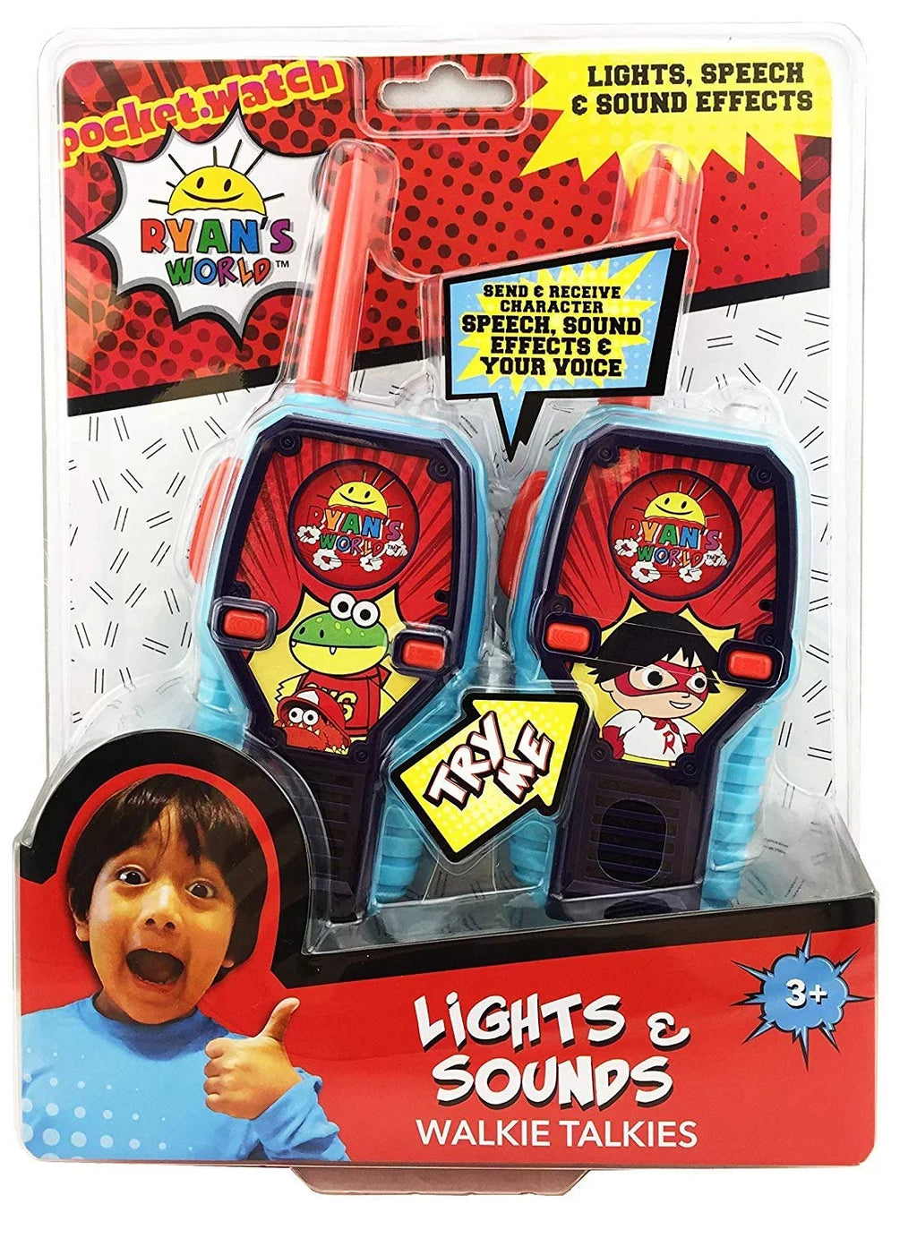 FRS Talkies for Sounds Kids World Walkie with Lights and Ryans