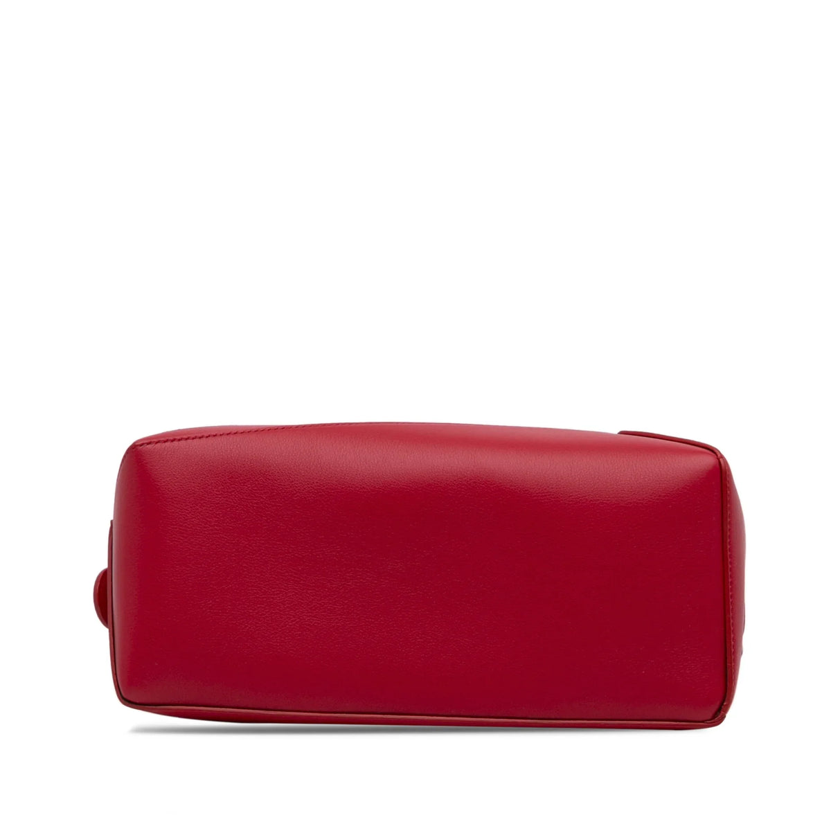Satchel Red Puzzle LOEWE Mushroom Leather (Good) Unisex Edge Pre-Owned Authenticated Calf Small