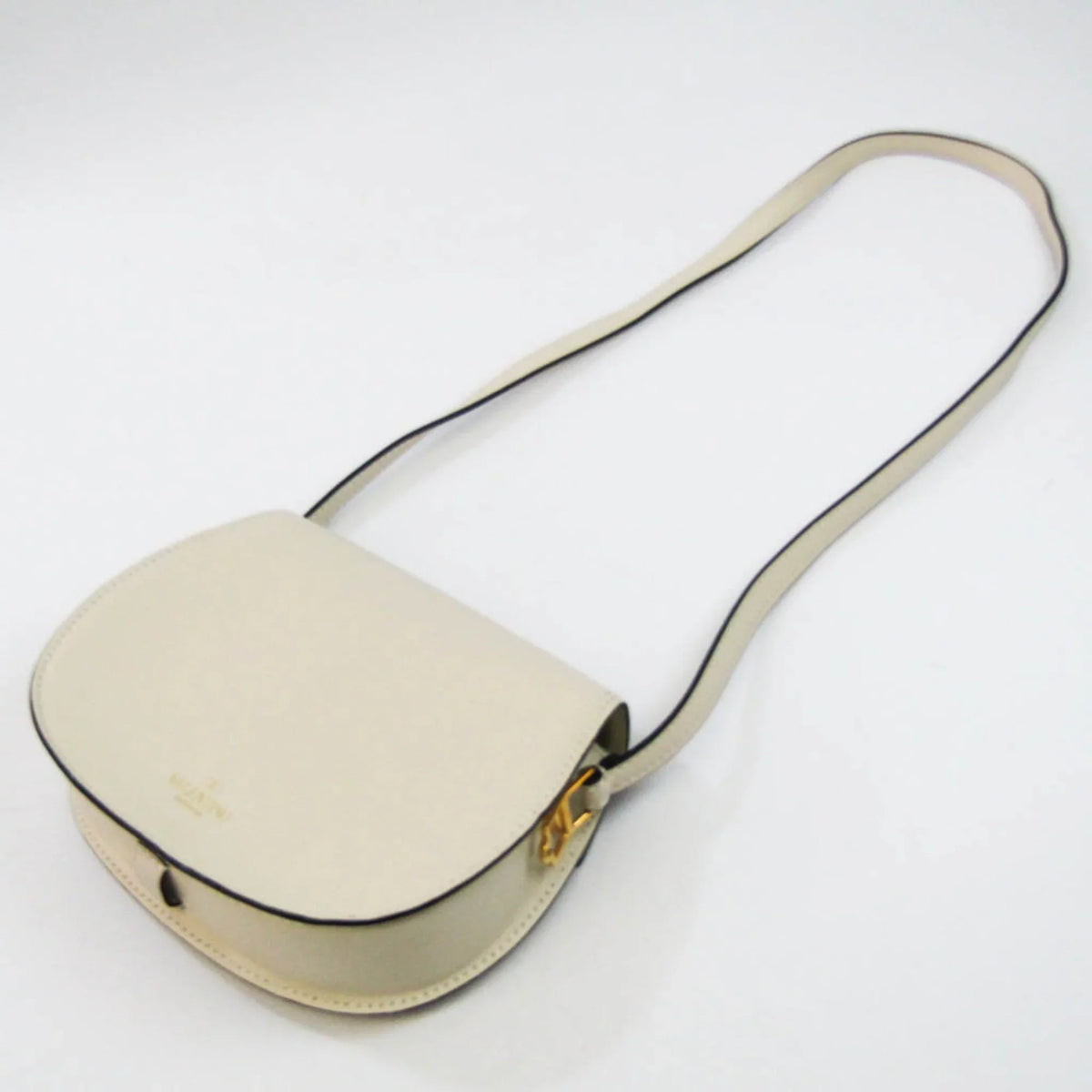 Beige Leather Women,Men Valentino Shoulder Bag Pre-Owned Light Garavani (Good)