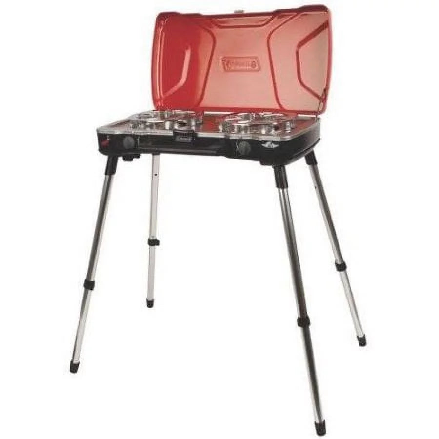 Grill Propane Stove and Coleman Fyremajor 2-Burner