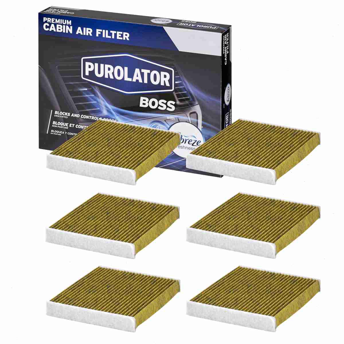 Air 815 TOYOTA Purolator Vent for CAMRY Air TOYOTA RAV4, 6 HVAC PBC35667 Filters Conditioning Heating pc Filters select: Fits Ventilation 2006-2018 Cabin 2007-2017 BOSS
