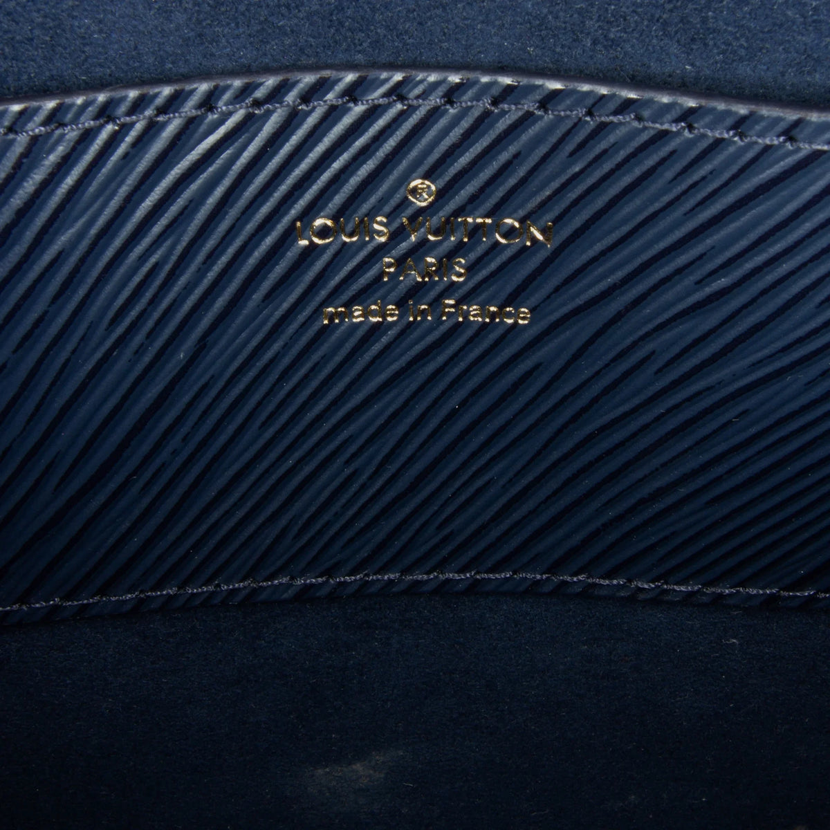 Crossbody (Good) Authenticated Epi Bag Louis Pre-Owned MM Vuitton Leather Twist Blue Unisex