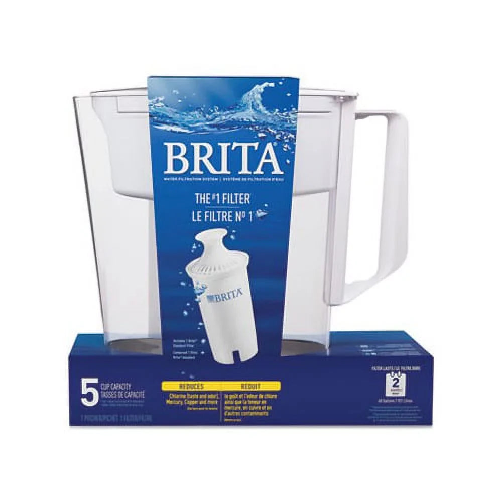 Water Filter 5 Cups Pitcher Classic oz, 40