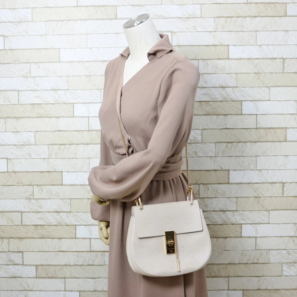 Chloe Pre-Owned Chloé (Fair) Shoulder Bag Ladies Beige