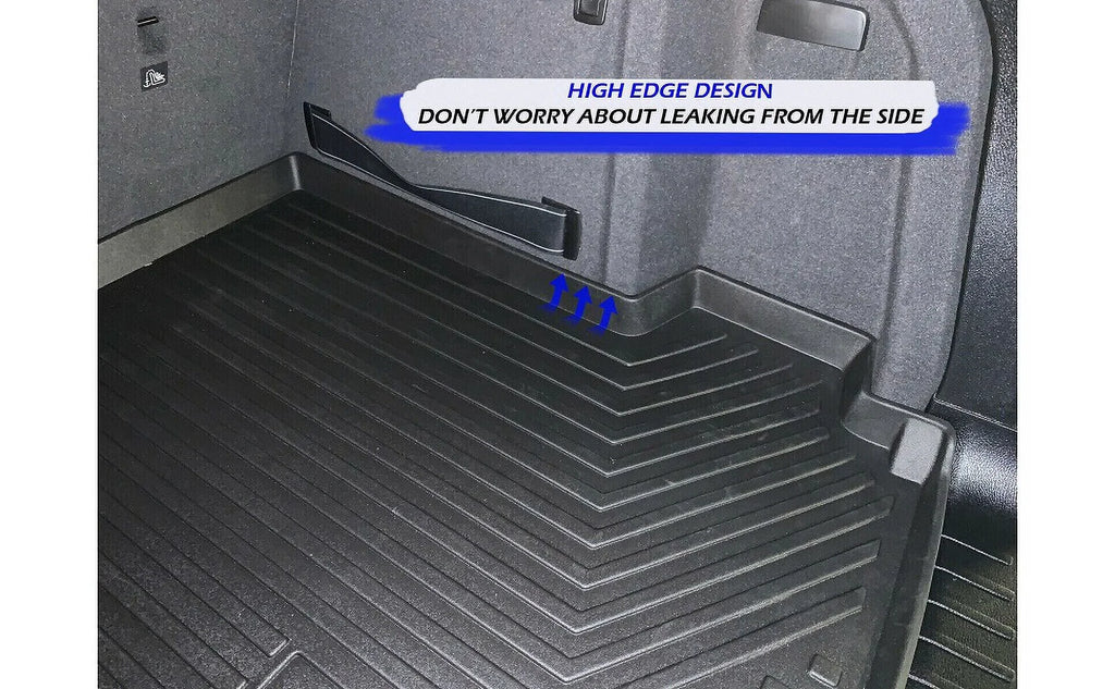 – Raised Easy EACCESSORIES Liner Mat Cars Laser – for Trunk Trunk Trunk – EA Lip Design Non-Slip to Weather-Resistant Install Mat Rubber X3 BMW Car Pre-Cut Mats with for Cargo – – 2011-2017