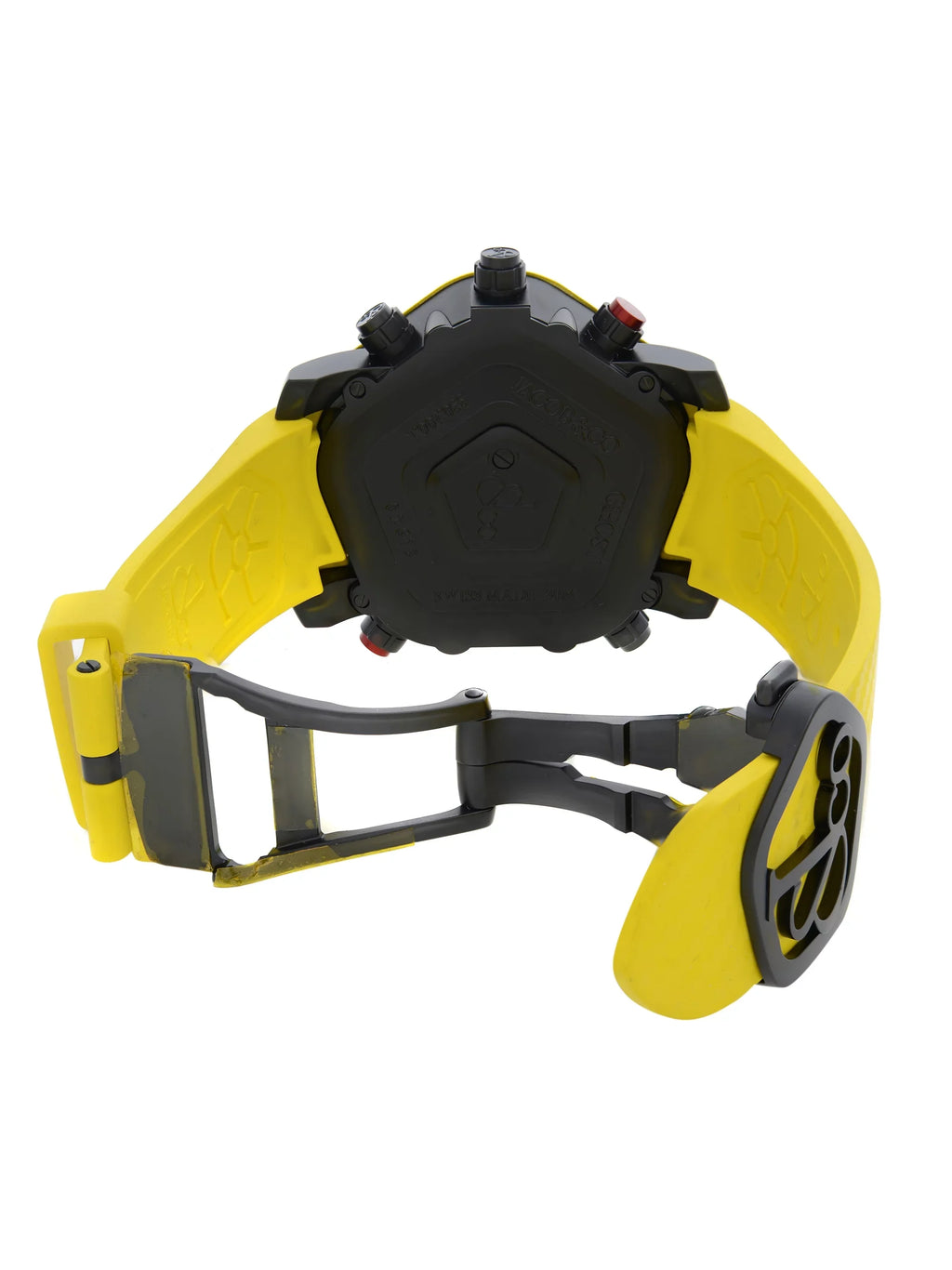 & Jacob GH100.11.NS.PC.ANH4D Bezel Co. Steel Ghost Yellow Watch Quartz Carbon