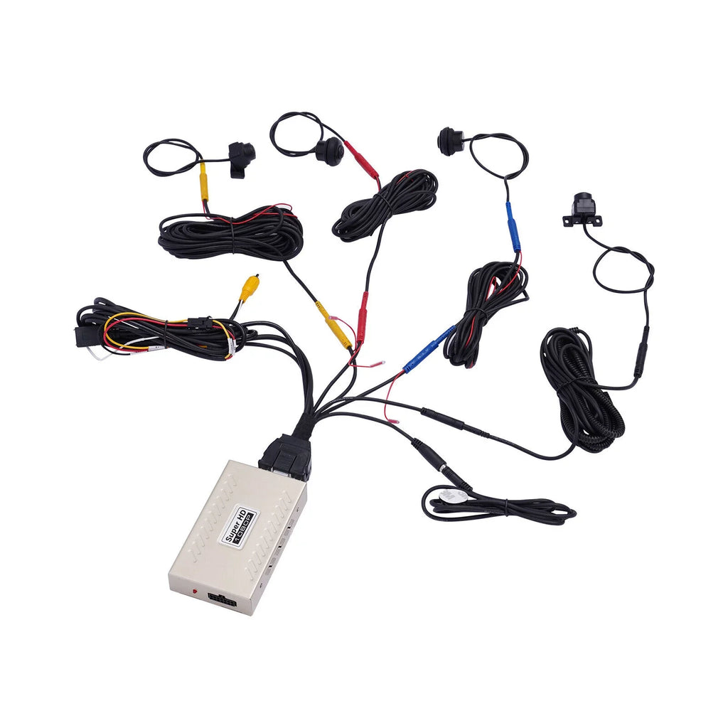 4 Universal Camera Rear View Panoramic System 1080P Kit OUKANING Panoramic Car Car 360° Recorder DVR Cameras