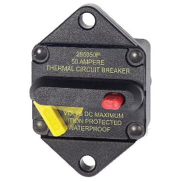 Panel Mount Amp 285 7083 Circuit Series Sea Blue Breaker 50