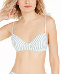 JADEITE Swim US Bikini WeWoreWhat X-Large Striped Lydia Underwire Top,