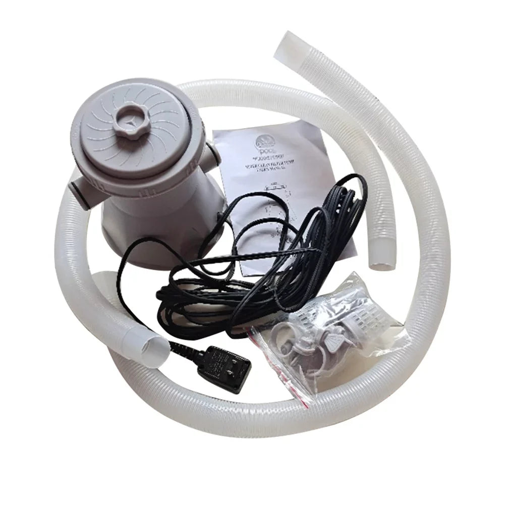 BeQeuewll Swimming Pump for Electric Filter Cartridge Cleaning Pool Pool