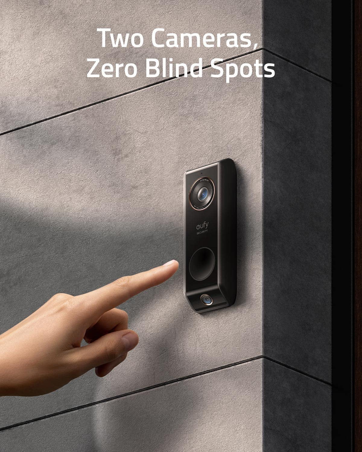 Camera Doorbell ,Delivery eufy Anker (Wired) Guard Chime,2K with Video Dual Security