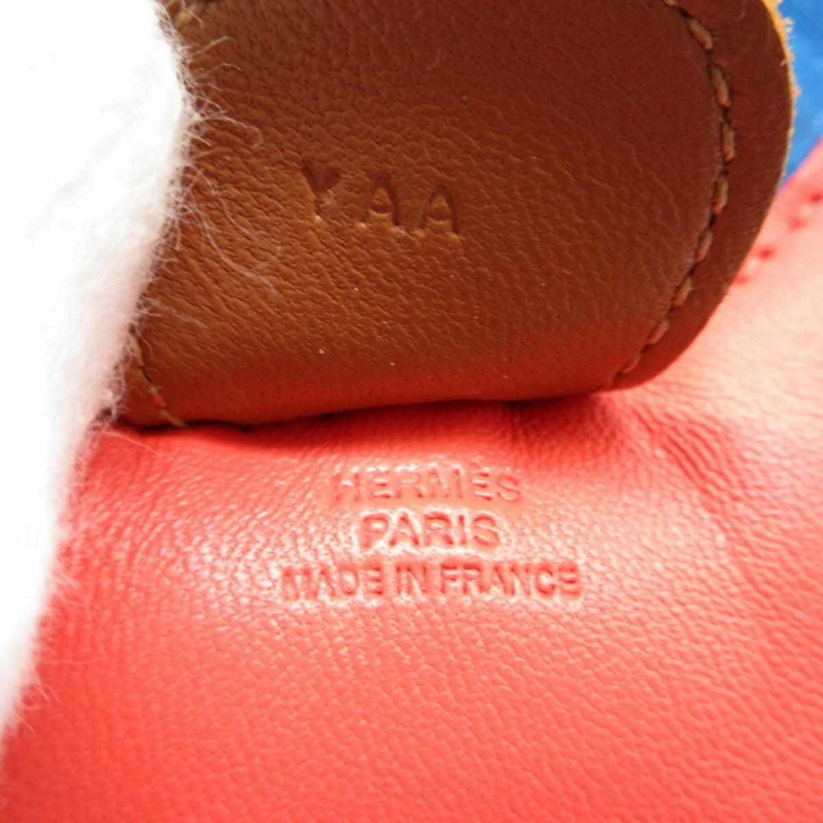 Bag Hermes Y Milo Gold (Good) Rose MM Blue Charm Zanzibar Pre-Owned Engraved Keychain Texas Anu Rodeo