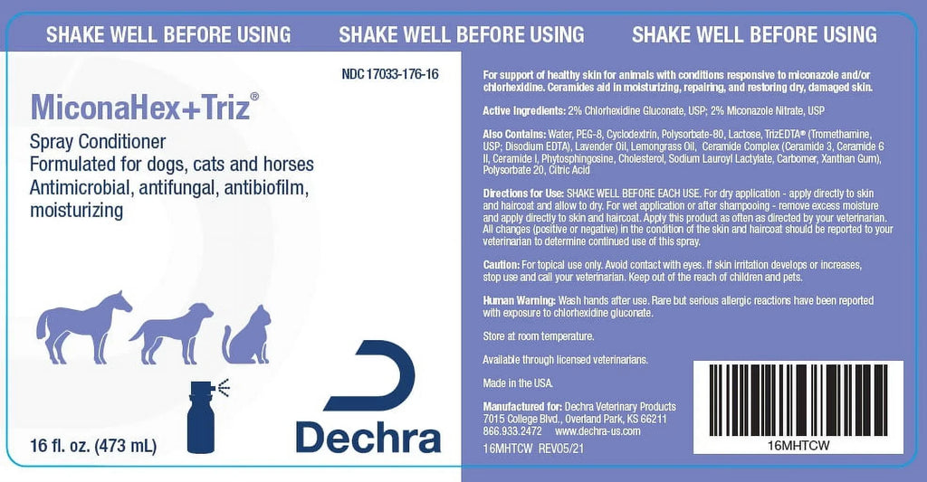 Horses Spray Infections oz. Skin Dog MiconaHex+Triz Cat In 8