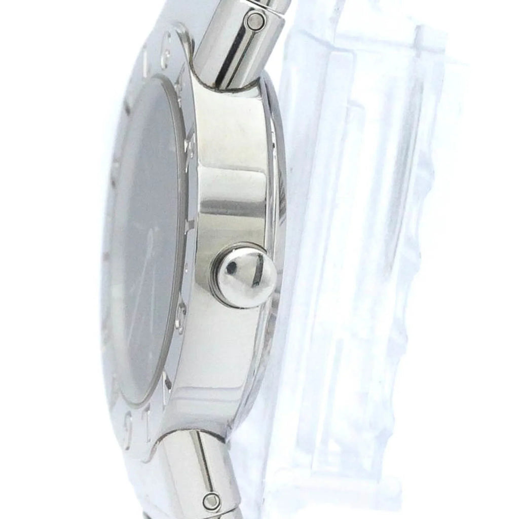 Pre-Owned Steel Stainless Tubogas Ladies Polished Quartz (Good) BVLGARI Watch BF563995 2TS BB26