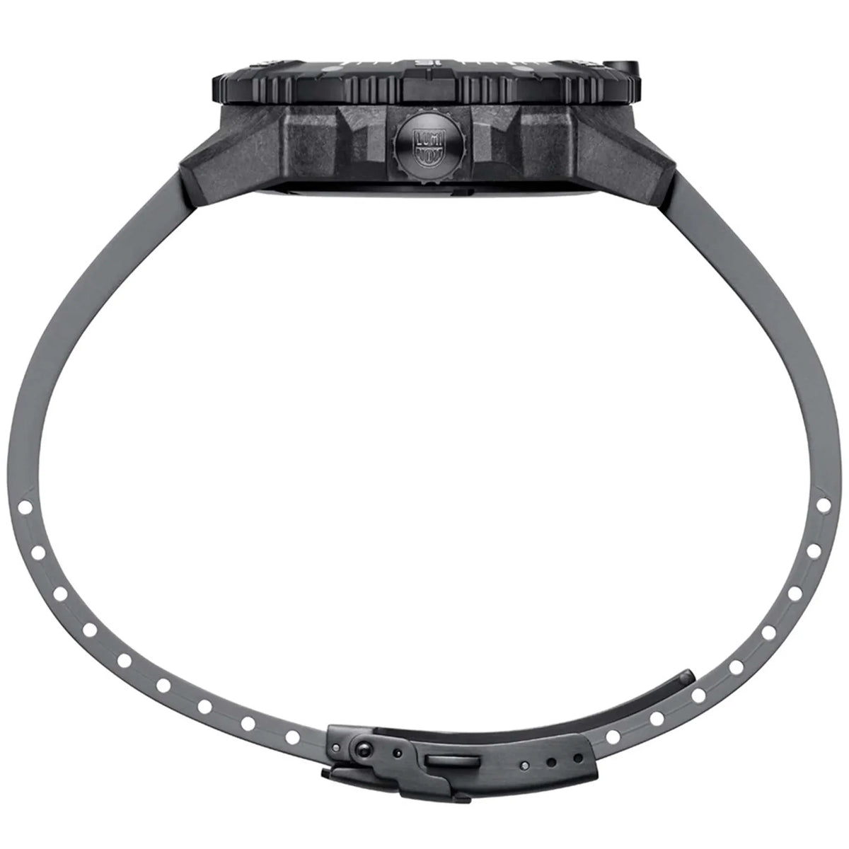 Grey Seal Carbon Watch Men's Rubber Luminox Strap Master XS.3862