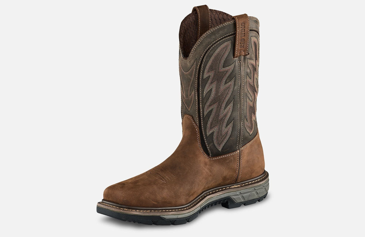 Wing Style 2204 - Safety Work Red RioFlex Boot 11-inch Men's Toe Waterproof, Pull-on