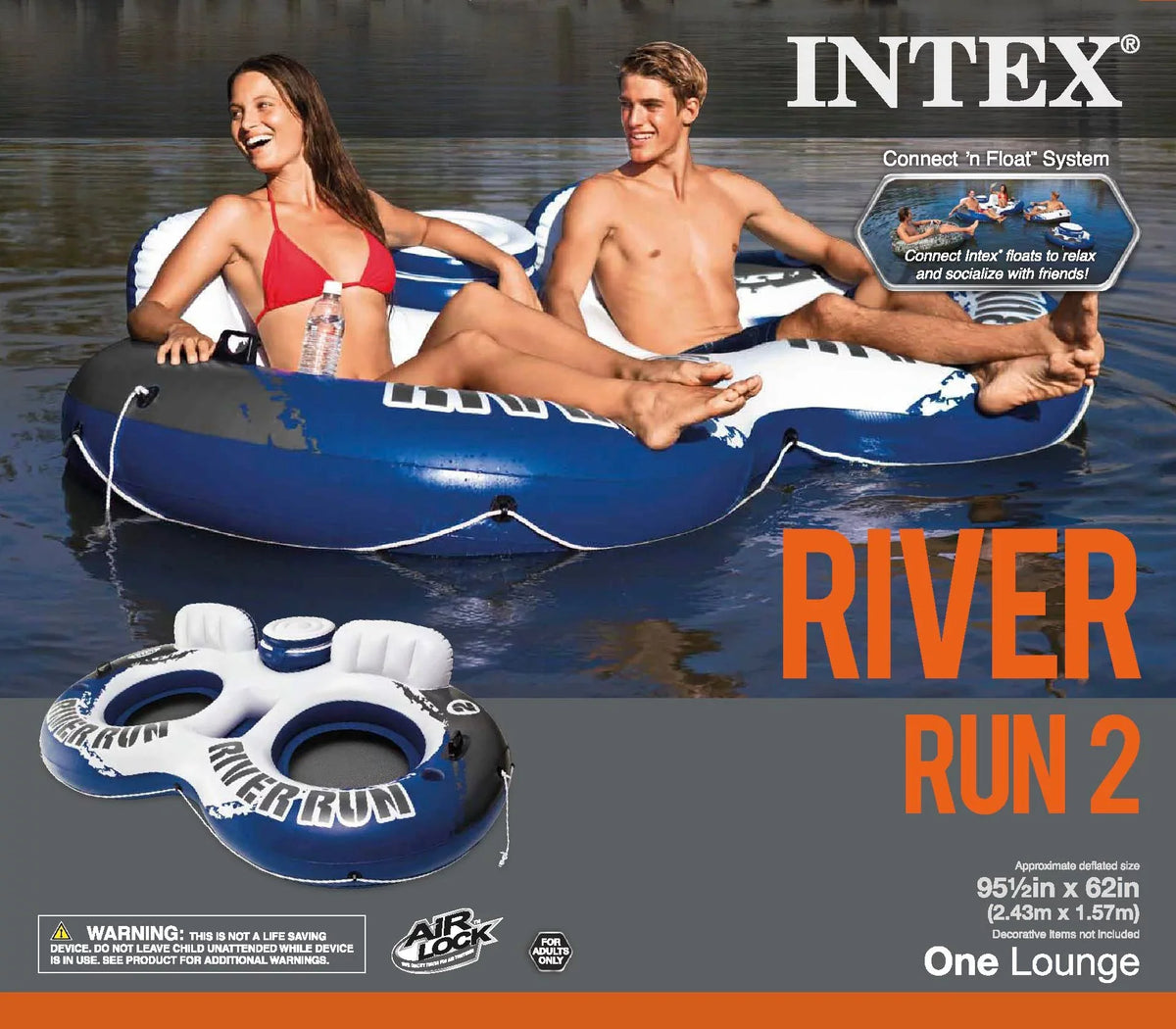 Run Float Float Intex Person 2 River Flag Person American II 2 &