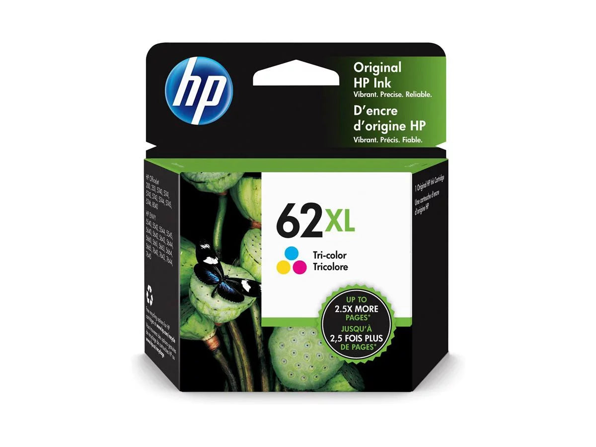 Combo & Cartridge 62XL HP Black Ink Color Ink