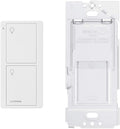 Switch for Switching Smart Remote | PJ2-2B-GWH-L01 On/Off Wallplate Home Bracket Pico | Caseta with White Lutron