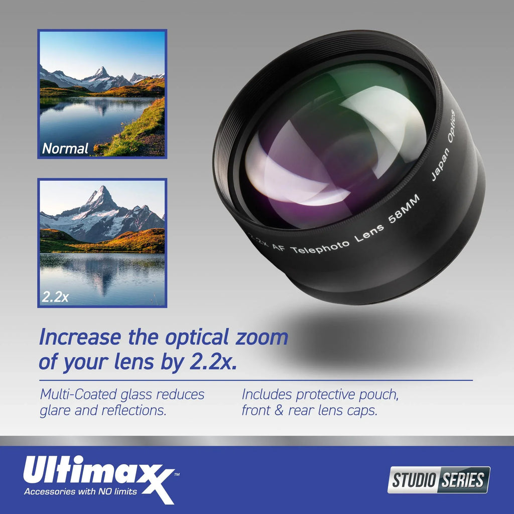 Ultimaxx Includes: Advanced IF f/2.8-4D UV Lens Lens 2.2x Water-Resistant 24-85mm & Zoom Protective (16pc Filter Telephoto Pouch, More AF - Lens Bundle Bundle) Nikon Attachment,