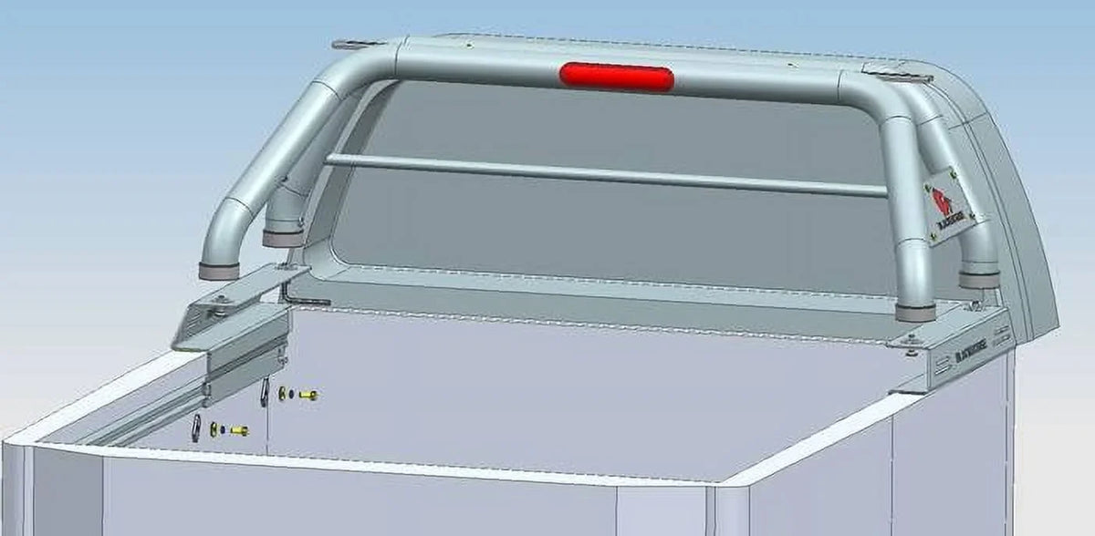 RBB22 Truck Steel Coated Bar Bed Black Powder Horse Tubular Offroad