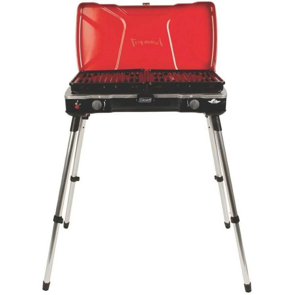 Grill Propane Stove and Coleman Fyremajor 2-Burner