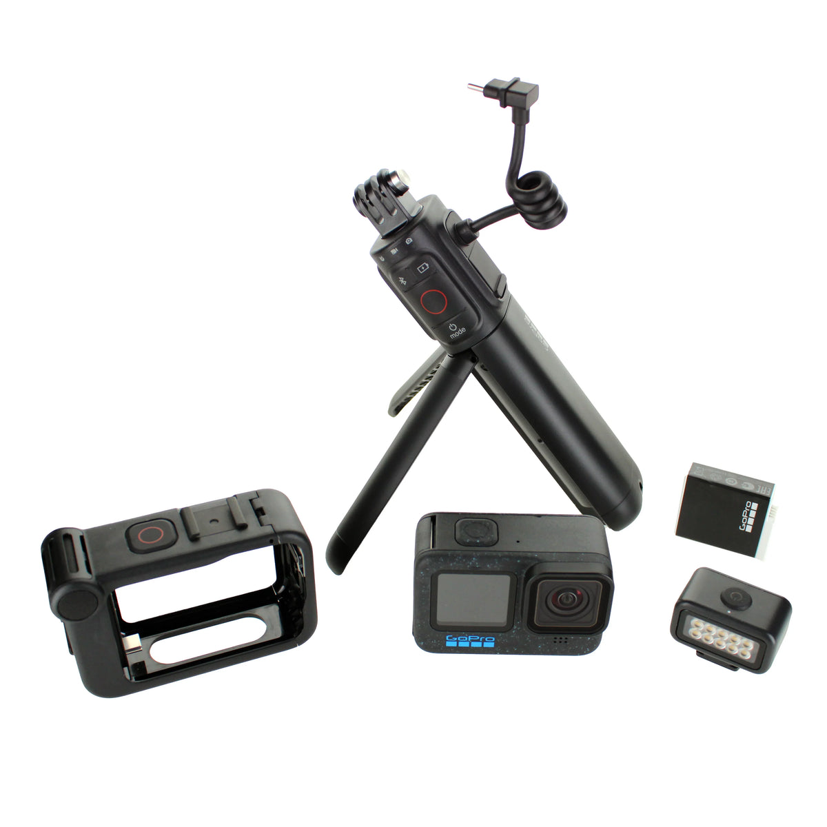 Mod, Action Volta (Battery HERO Card Light Battery Tripod, 64GB Mod, Extra Camera Edition With + Grip, and 12 Media Extreme GoPro Battery Enduro - Pro - Waterproof Remote), Creator