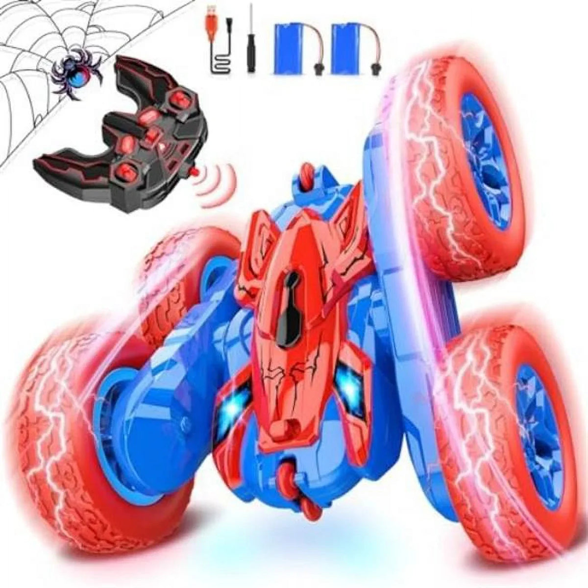 Boys Toy Race Spider Car Outdoor Remote for Stunt GO Control