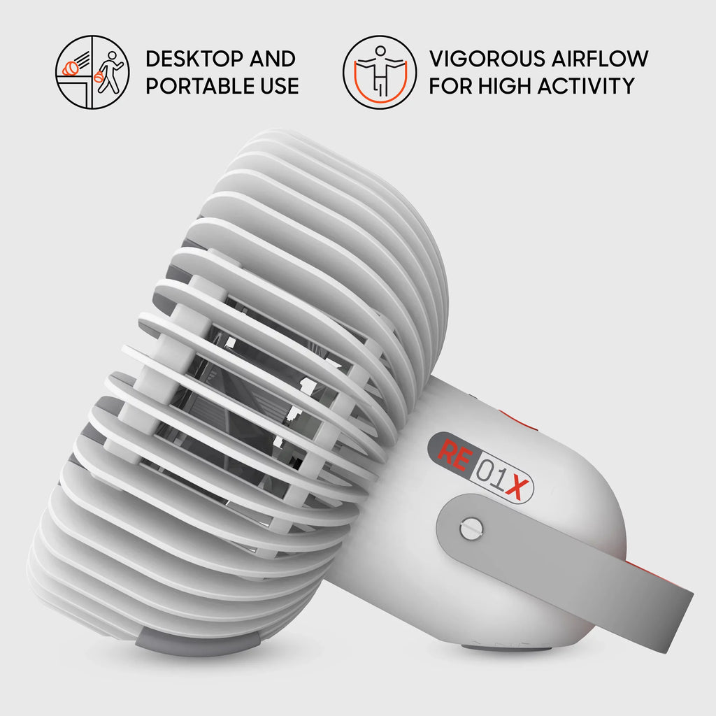 Sharper Rechargeable White Travel 7.2", Fan, Image 01X Refresh