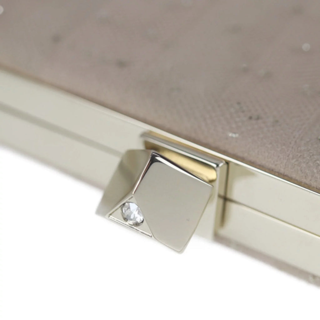chain Choo party JIMMY canvas Celeste clutch hardware gold CHOO beige 183 bag clasp pink 2WAY Pre-Owned shoulder CELESTE (Good) Jimmy