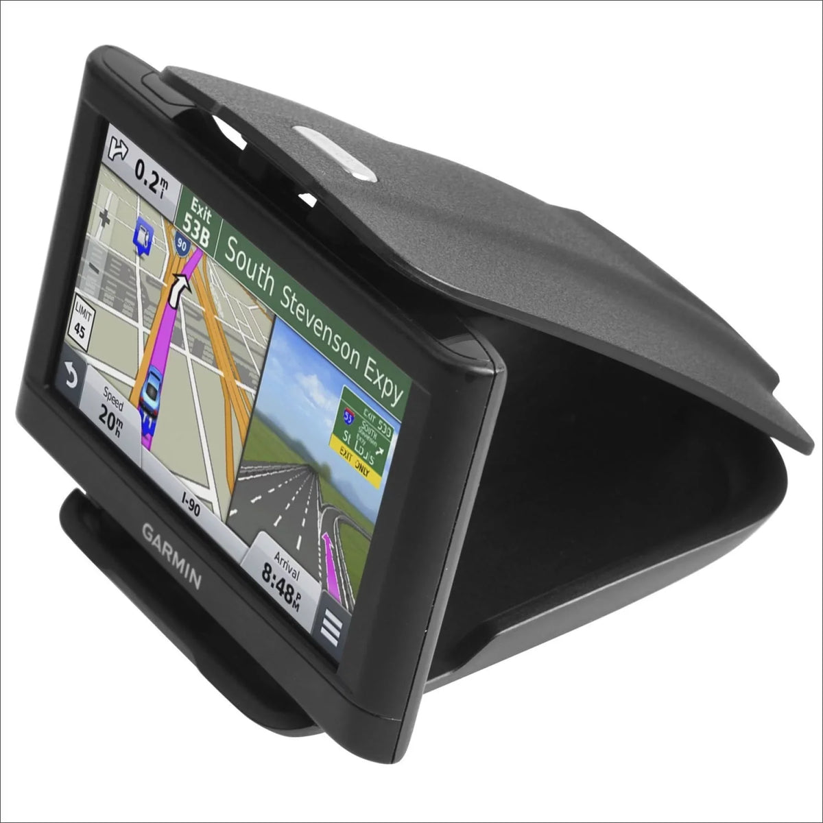 Black for Replacement Dash Dezl Phone Car Rand Drivesmart, Satnav Adhesive Holder Roadmate, GPS Magellan Mount Nuvi Tomtom, - Drive McNally, Dashboard Dock for Navman, Non-Slip Matte Cell Garmin