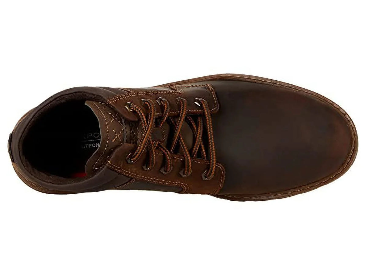 CI6148 - Boot Plain Rockport Men's Waterproof Toe Leather/Suede Or Weather New Not Tan