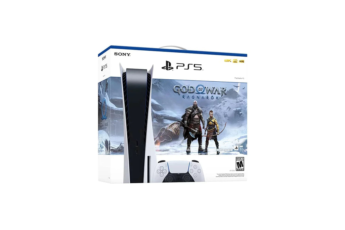 controller Ptech God and skin PlayStation_PS5 Sony Version) Gaming Console (Disc War(COW) of Bundle Ragnark with