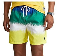 Lauren Men's Yellow Trunk Classic Ralph Traveler Swim XX-Large Size