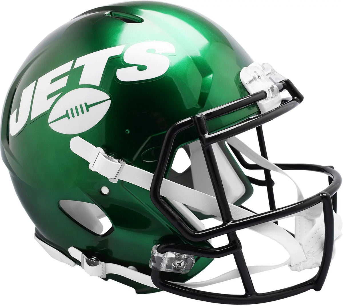Authentic Jets New Certified Football Speed Helmet Authentic Riddell York Fanatics Revolution -