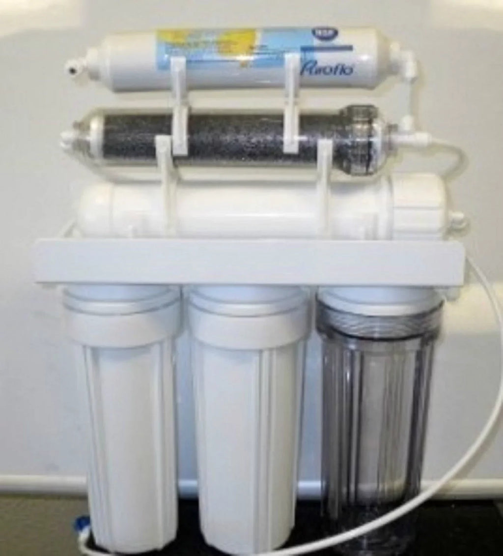 Aquarium Outlet Deionization) Reverse Dual + | Water Use 0 / Osmosis Portable Reef Filtration System (Drinking GPD TDS 75