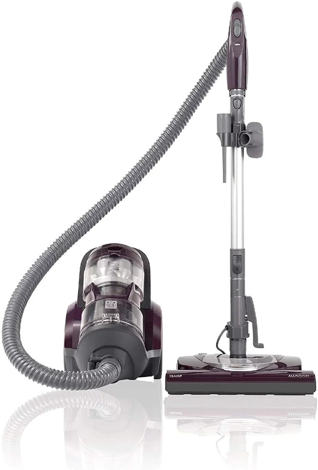 Power, Purple HEPA, Cord 2 Lightweight Tools, Telescoping PowerMate FJU Retractable and Bagless Extended + Compact Pet Motor Friendly 2 Canister Vacuum, Wand, Cleaning