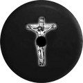 on RV Inch Backup JL Wrangler Jesus Tire Glowing Jeep 2019 Christian Cover Camera for Blessed Spare 2018 Cross 32