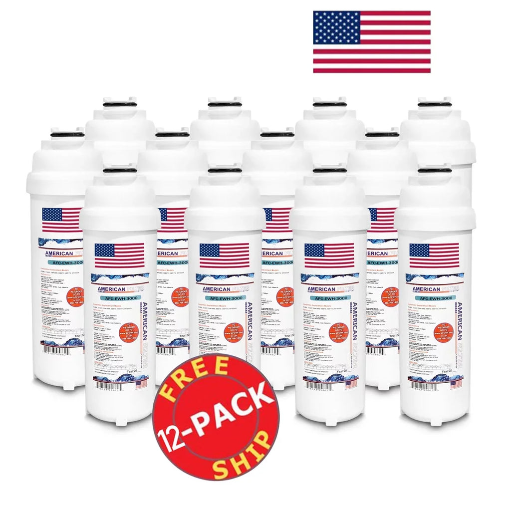 U.S.A. Model - Compatible Brand WaterSentry® Water # AFC-EWH-3000 Pack 12 with - AFC , Filters Made , in HTVZDBLSS-WF ,