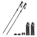 TOMSHOO Portable Hiking Backpacking Collapsible Set for and Trekking Sturdy Camping Pole Lightweight