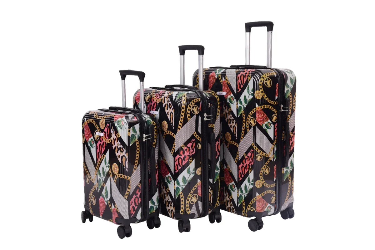 Combo Xena shell Set Dual Hard Lightweight Lock ABS Piece Spinning 360 3 24", 20" Wheels 28", Luggage