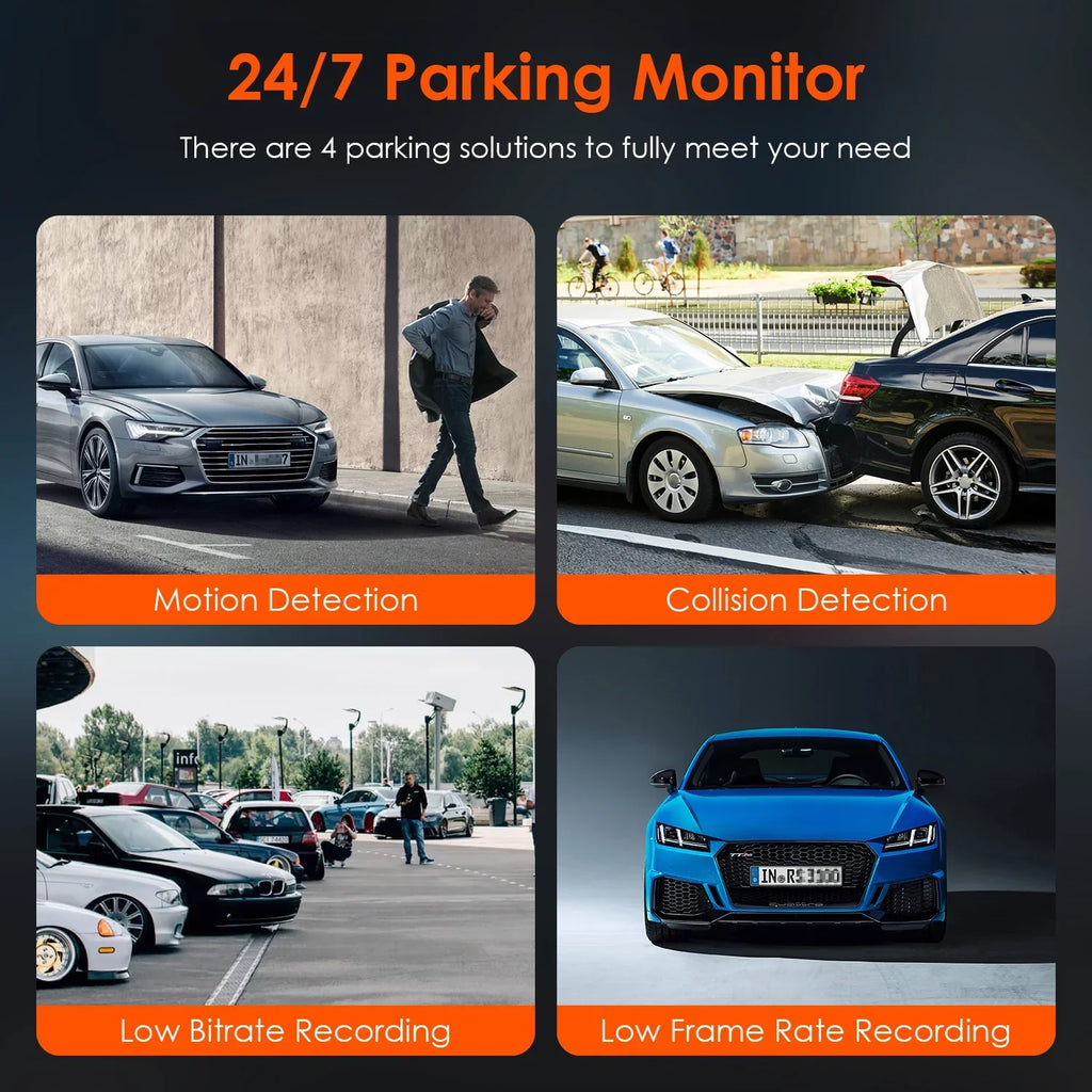 camera Mode, Cam 1920 Support Control Dual G-Sensor, Compact WiFi Car Vantrue 160° Lite) W Dash 512GB with Mini 1080P, Voice Wide X Parking (E1 24/7 Max GPS System, Angle,