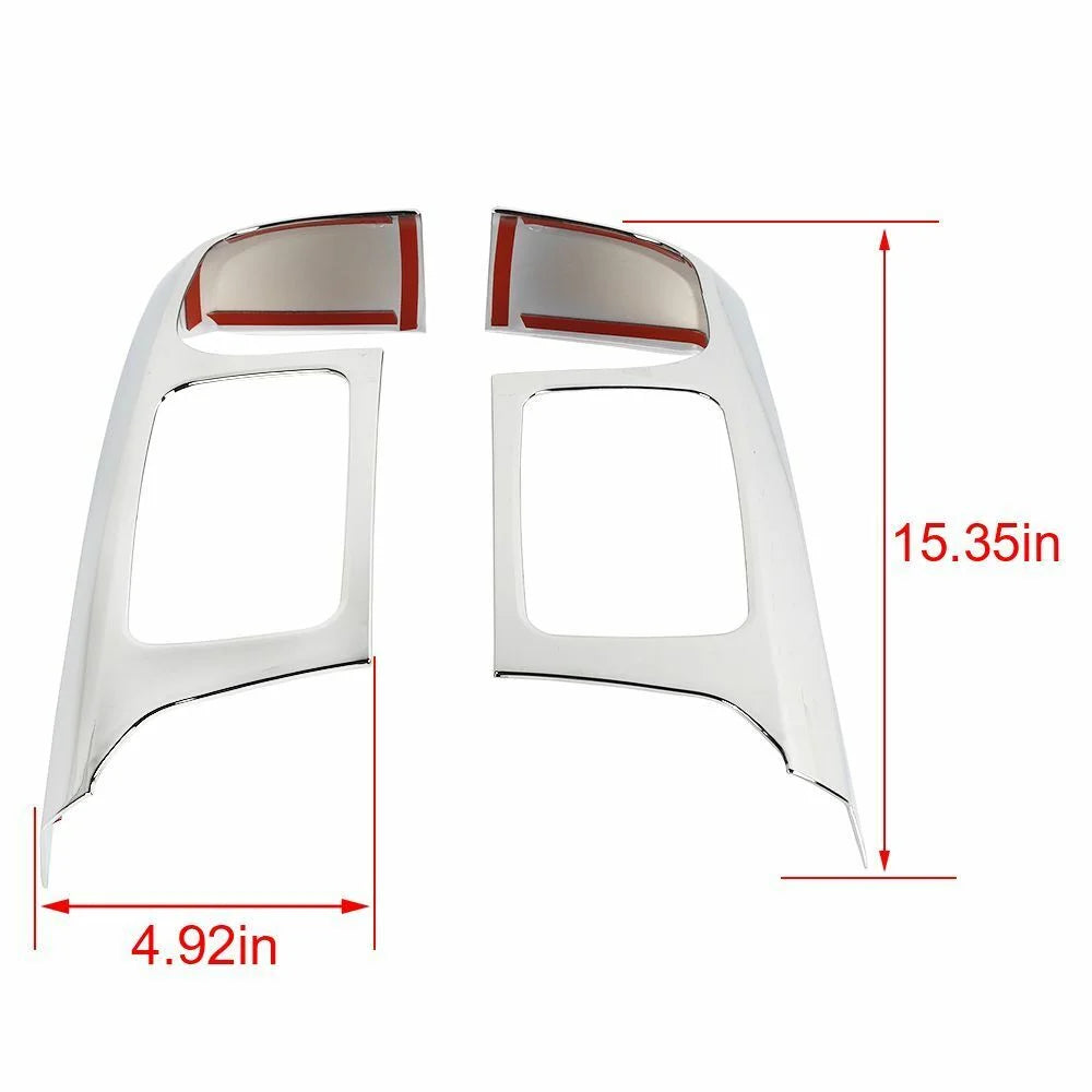 Console Teledu Side Panel Chrome Trim Navigation Cover Center