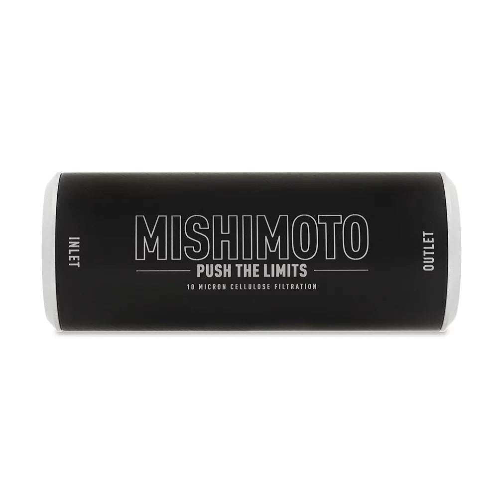 Mishimoto Insert Fuel High-Performance 10-Micron Slim, Cellulose Filter, -10AN