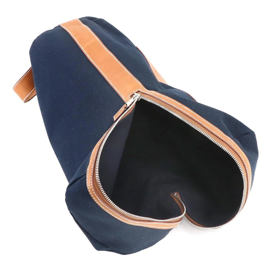 Odyssey Gauland Blue Bag Shoulder New) Hand Tail Duffel 2way Canvas (Like Hermes Spudkidskin Gold Pre-Owned Marine
