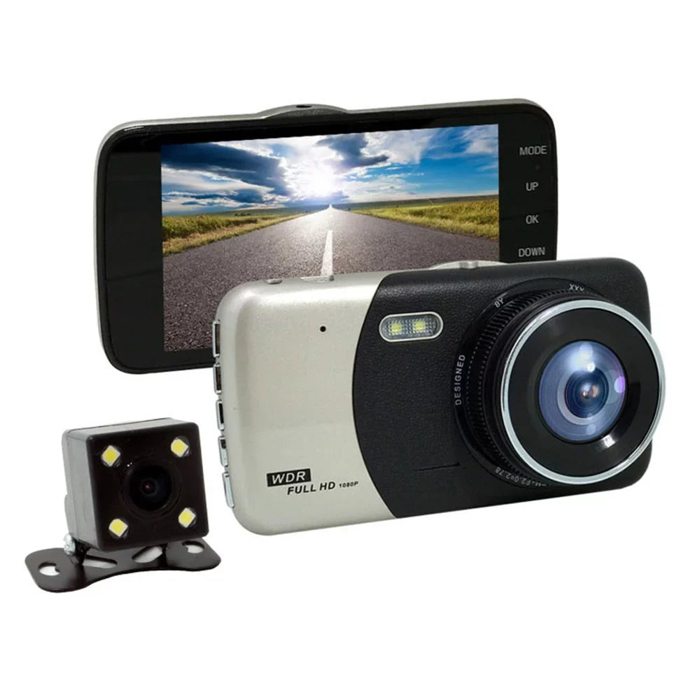 Cam Full Wide 170° Dash Dash Vision Backup Camera Dashboard Night Cam Mabozo Front Camera Dual HD and Recorder Rear,Driving with Angle