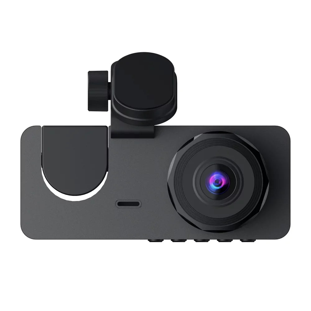 & 1080P & Dashcam Recording Loop Camera DVR Rear Front Night-Vision Shinysix Recorder One-Key Support Driving Lock Inch Detection Inside Dash Camera 2 Motion Screen