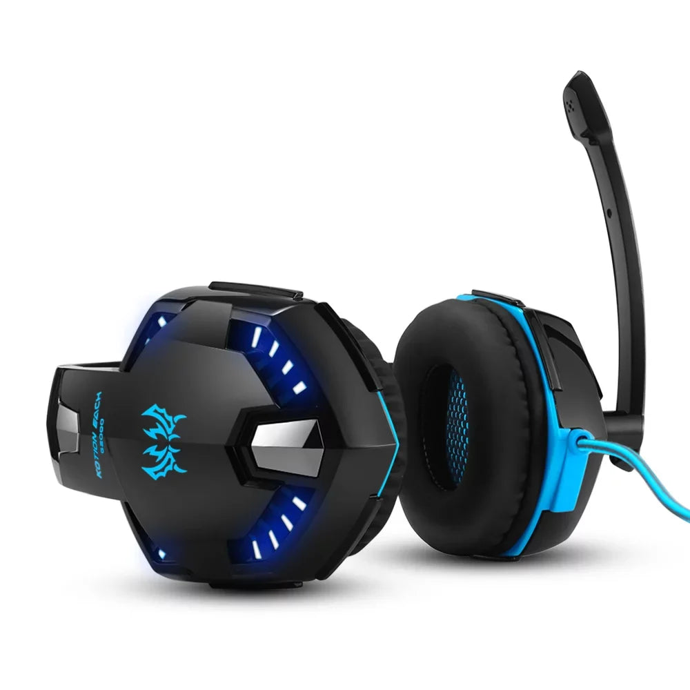 Headset Noise PC EACH Gaming Audio for Laptop KOTION Smartphone Cable KOTION G2000 EACH 3.5mm Adapter Reduction with