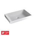 23" Cotton - Kiwami® Rectangular White LT476GR#01 with Sink TOTO® CEFIONTECT, Bathroom Vessel